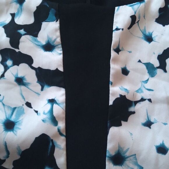 Apt. 9 Floral Pattern Lightweight Mesh High Low Sleeveless Blouse Women's Medium - Picture 11 of 14